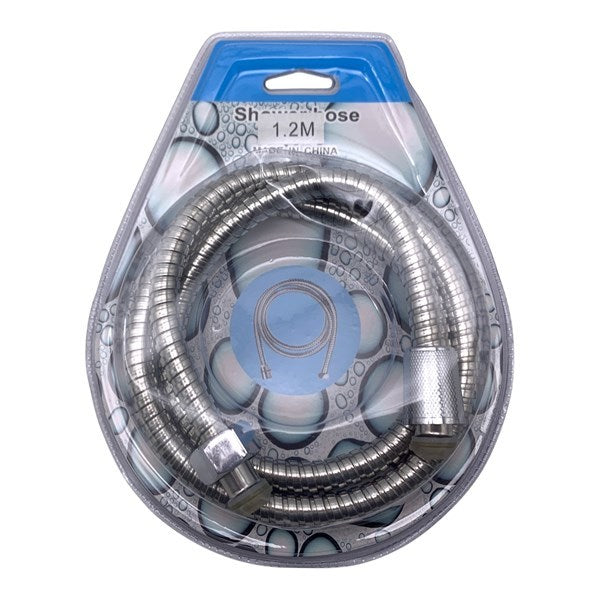 Manguera flexible plateada 1.2m para monocomando – Mil Ideas