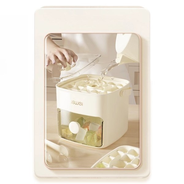 Cubetera de Plástico con Botón y Cajón vista adicional – Mil Ideas