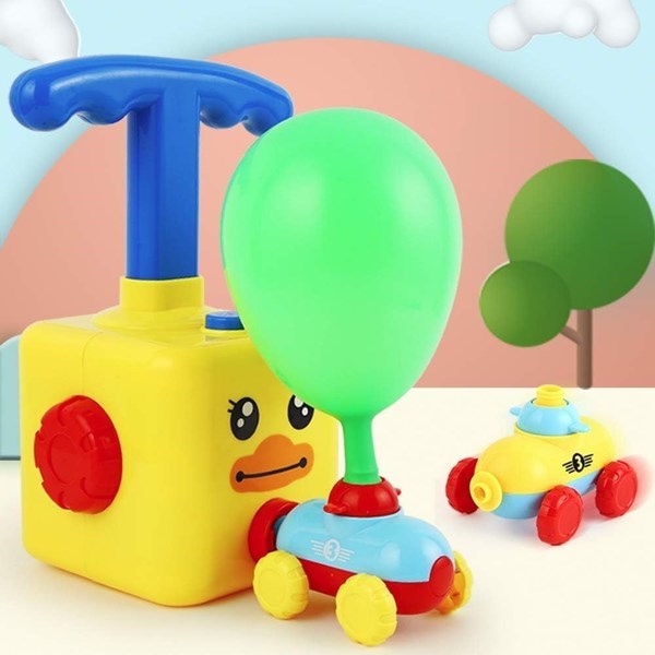 Lanzador de autos Power Balloon detalle – Mil Ideas