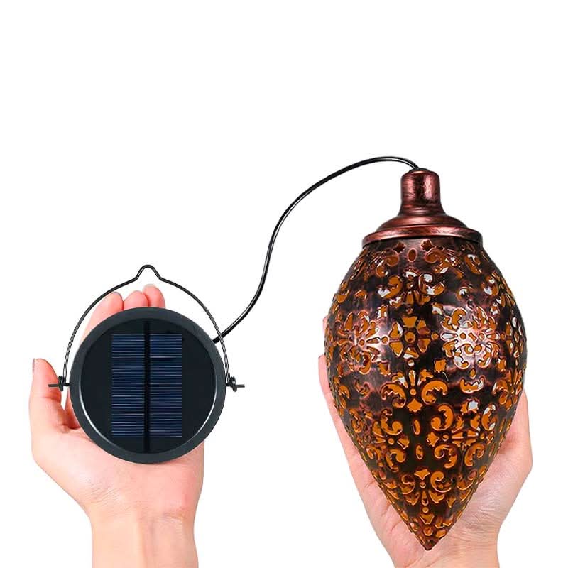 Farol Exterior para Jardín Solar Colgante – Mil Ideas