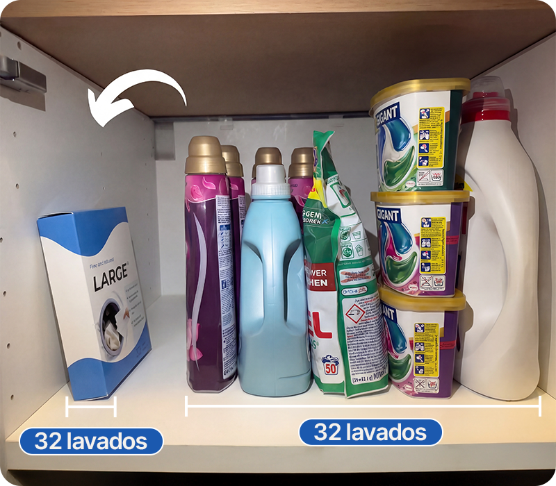 Hojas de detergente ecológico para ropa vista adicional – Mil Ideas