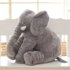 Almohada Peluche Elefante Muñeco de Apego detalle – Mil Ideas