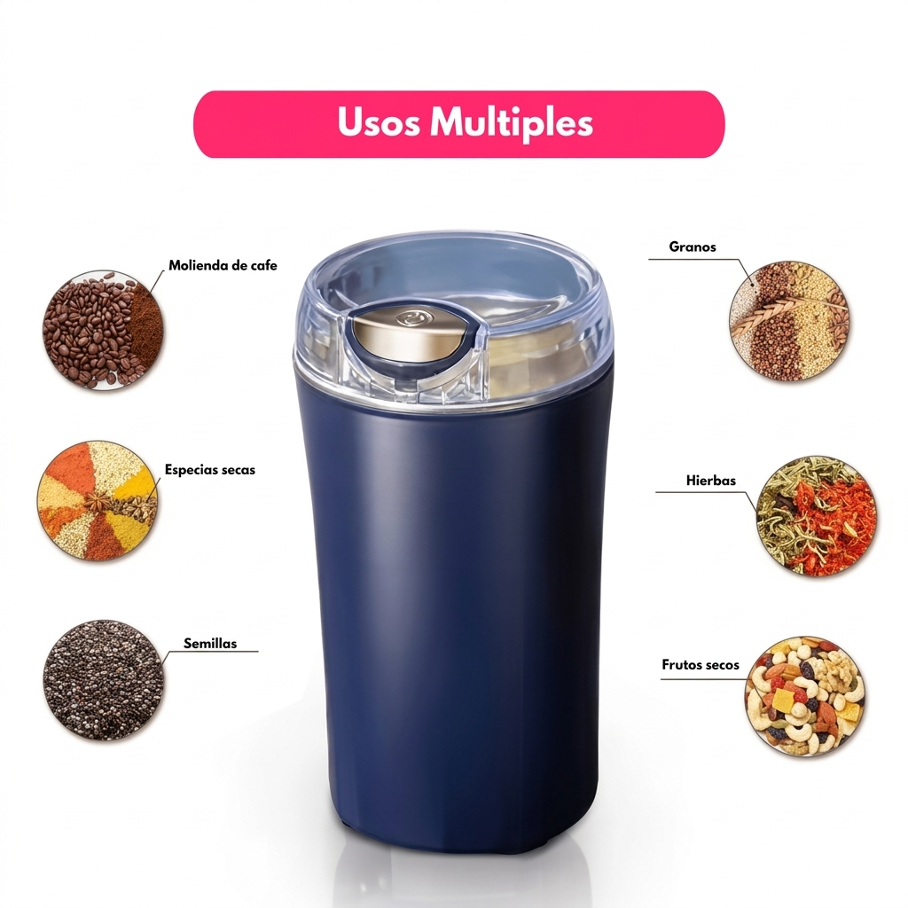 Molinillo portátil acero inoxidable detalle – Mil Ideas