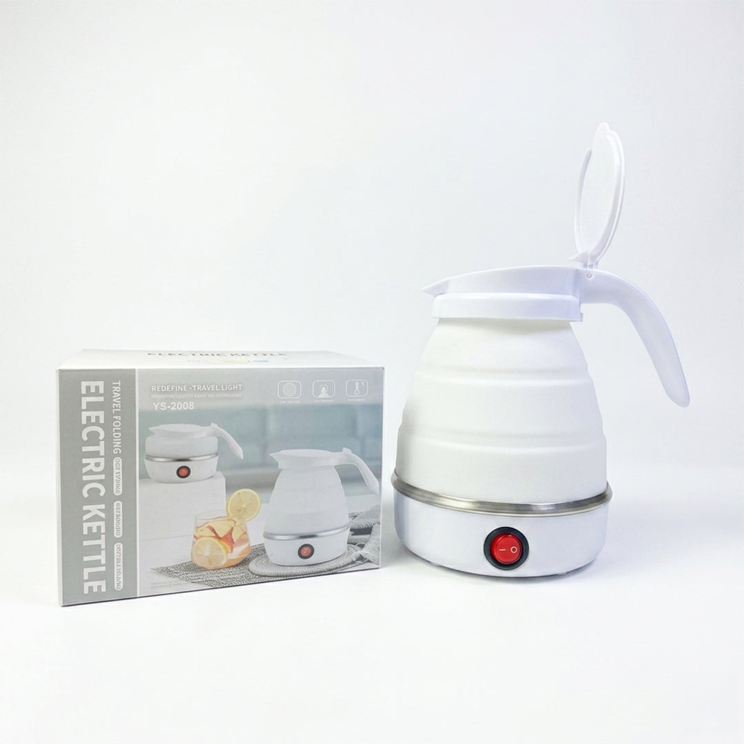 Jarra eléctrica plegable de silicona 600ml vista adicional – Mil Ideas
