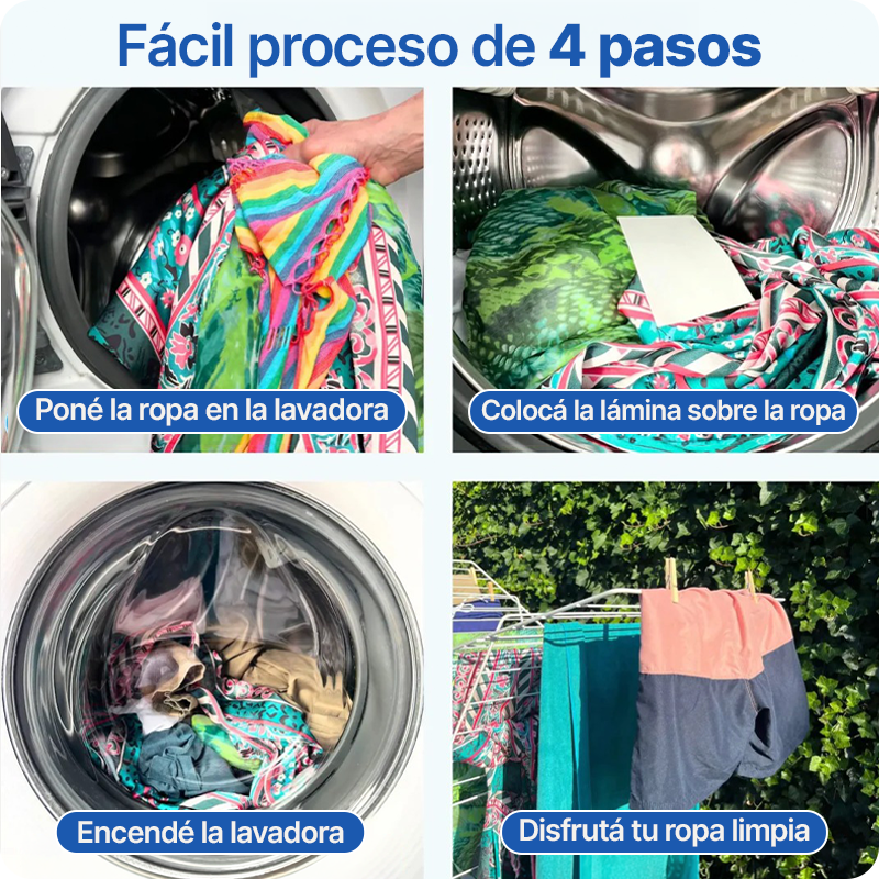 Hojas de detergente ecológico para ropa vista adicional – Mil Ideas
