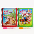 Set de 2 Libros Coloreables con Agua para Niños