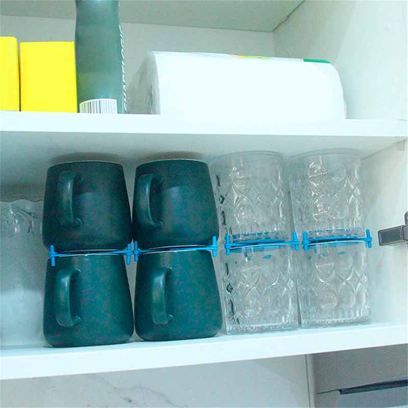 Organizadores Apilables para Tazas vista adicional – Mil Ideas