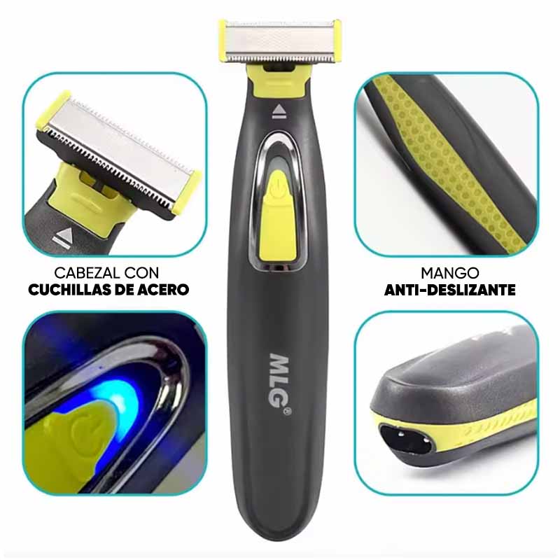 Afeitadora Eléctrica MLG con Carga USB vista adicional – Mil Ideas