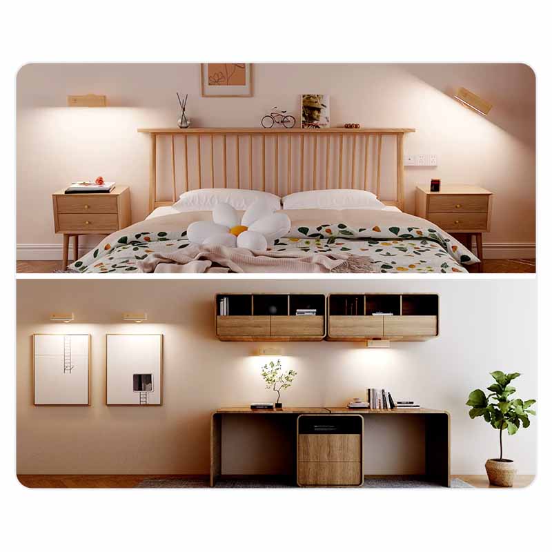 Lampara Led de Madera Lightwood  360 grados
