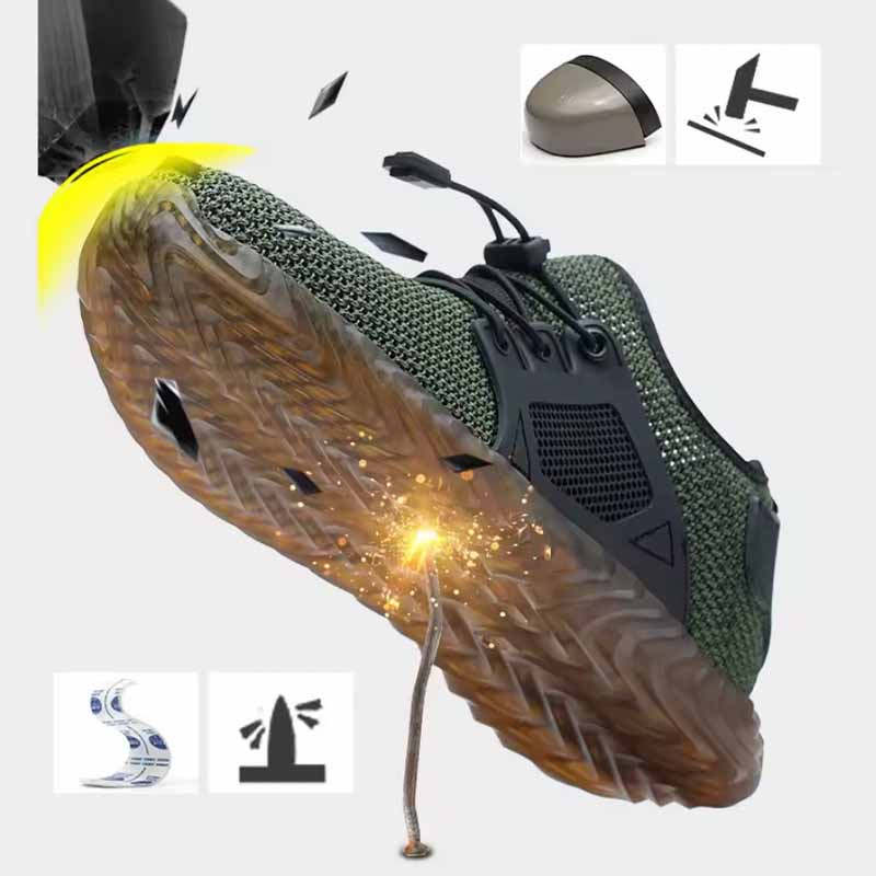 Zapatos Vulcano con Puntera de Acero detalle – Mil Ideas