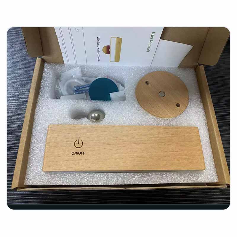 Lampara Led de Madera Lightwood  360 grados