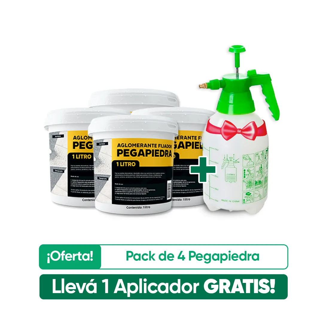 Pack 4 pegapiedra con aplicador de regalo – Mil Ideas