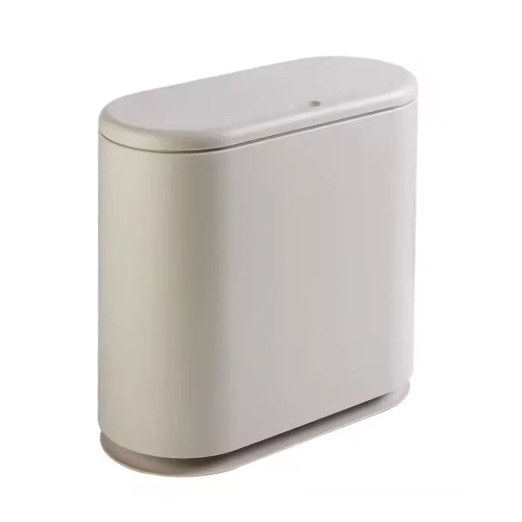 Papelera slim 10L con tapa – Mil Ideas