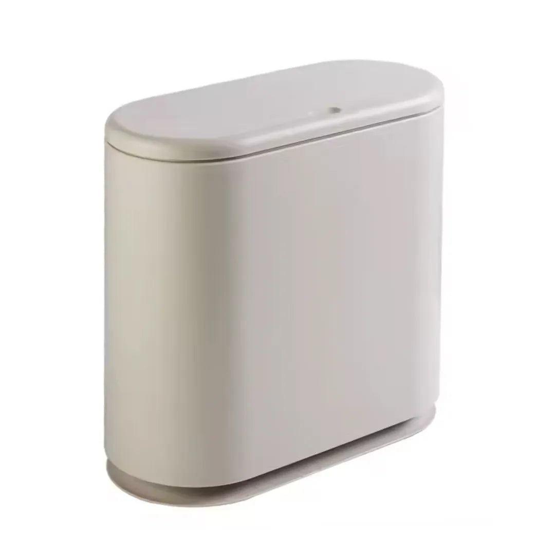 Papelera slim 10L con tapa – Mil Ideas