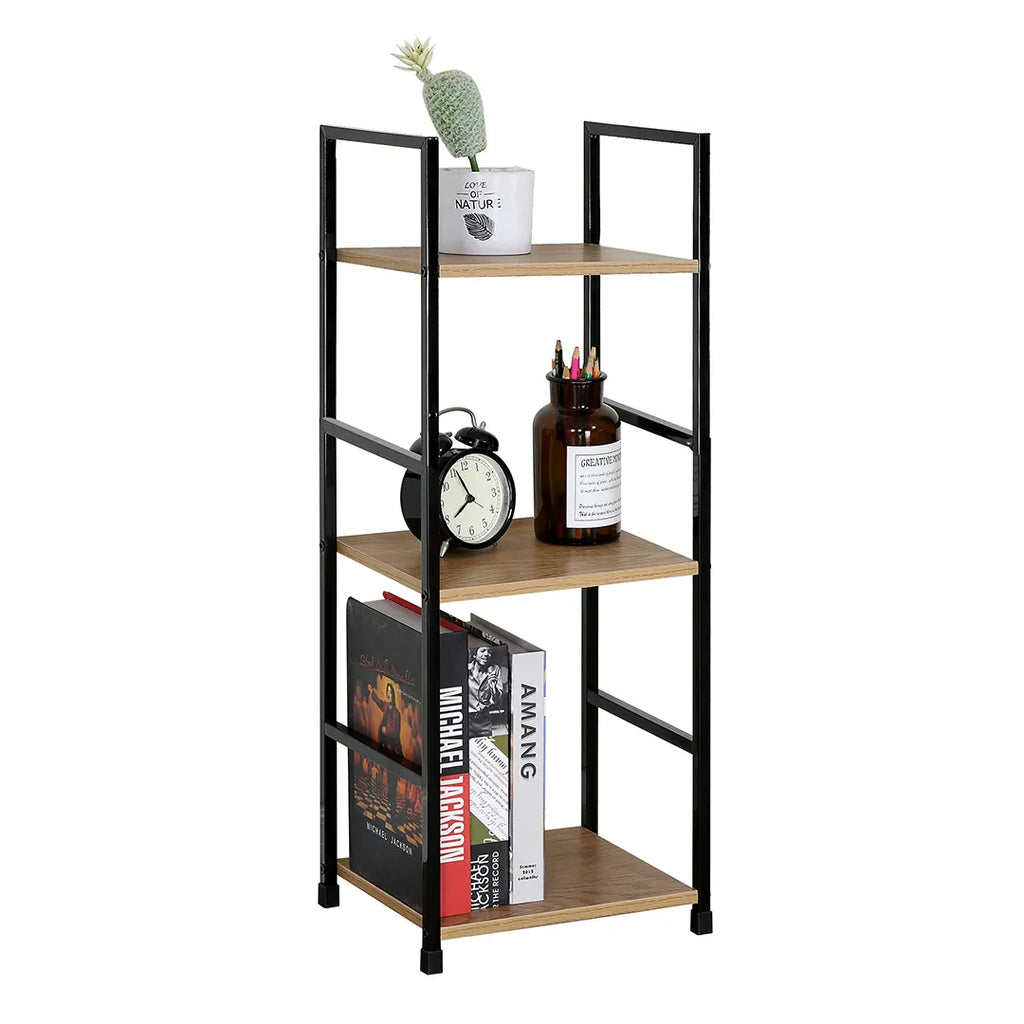 Biblioteca estantería hierro y MDF 3 estantes – Mil Ideas