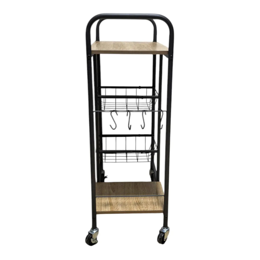 Mueble organizador cocina con ruedas vista adicional – Mil Ideas