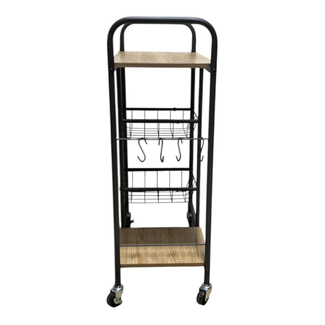 Mueble organizador cocina con ruedas vista adicional – Mil Ideas