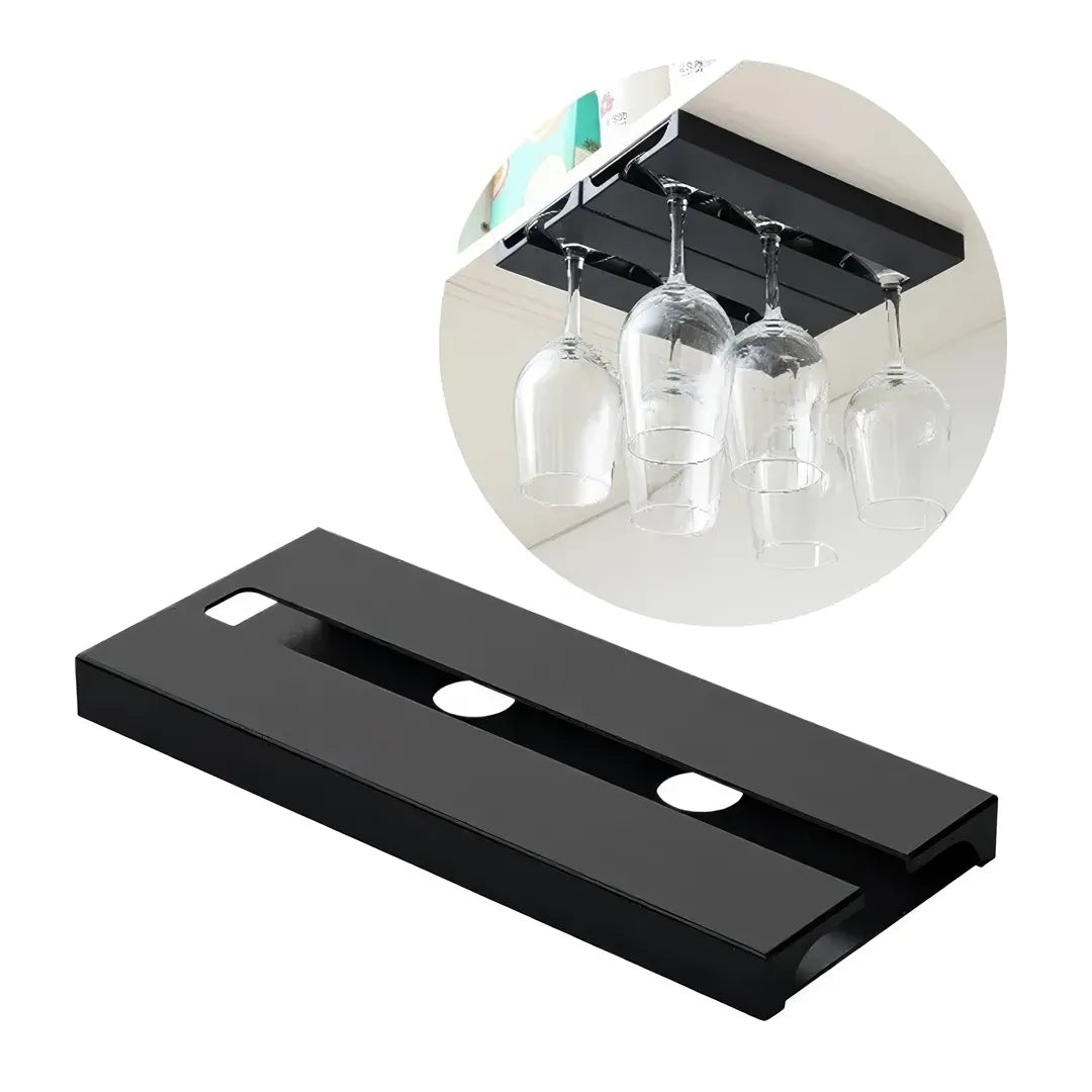 Soporte organizador colgante de copas para armario – Mil Ideas