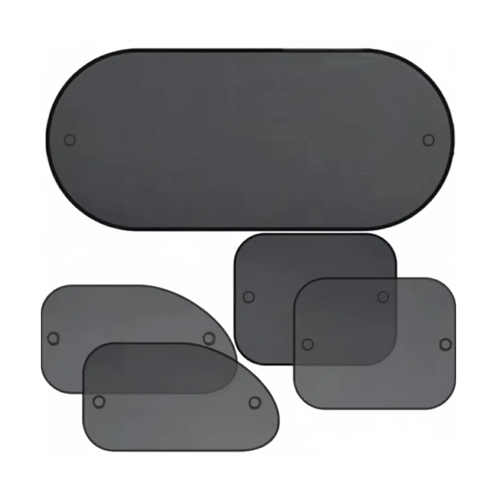 Set de 5 parasoles para auto con ventosa – Mil Ideas