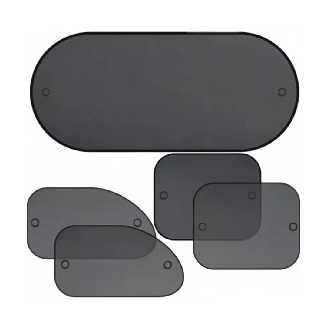 Set de 5 parasoles para auto con ventosa – Mil Ideas