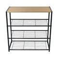 Mueble Zapatera de Hierro y MDF 4 Estantes – Mil Ideas
