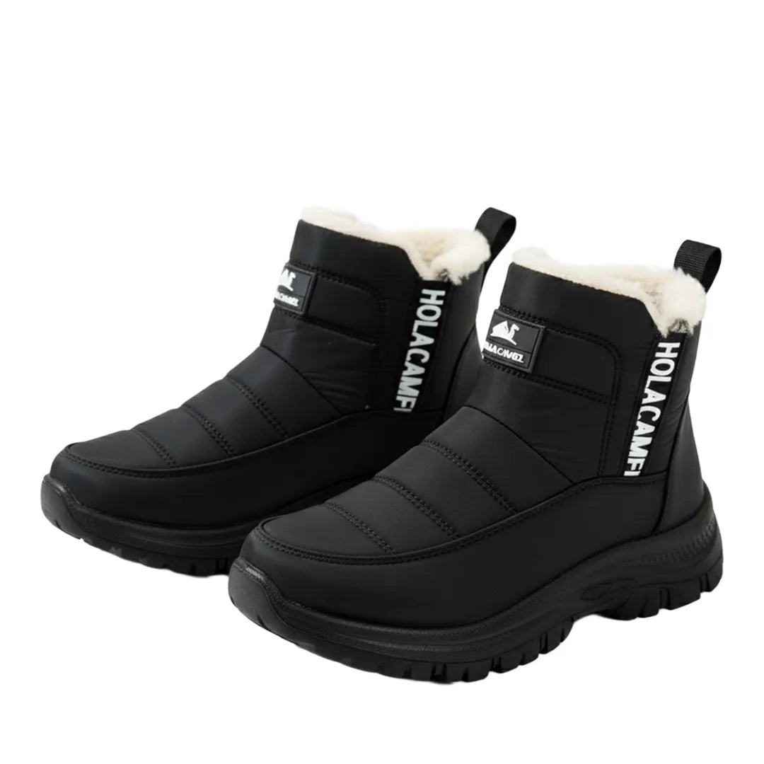 Botas de Invierno Camel Impermeable Suela Antidelizante