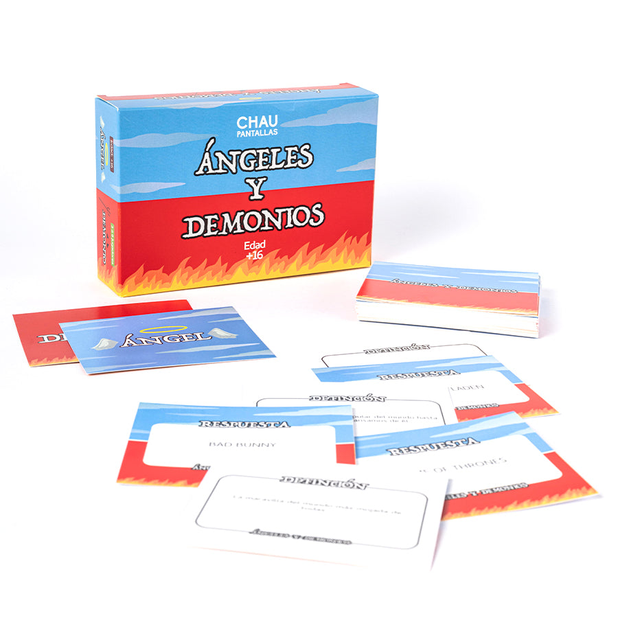 Juego de Cartas Ángeles y Demonios +16 años – Mil Ideas