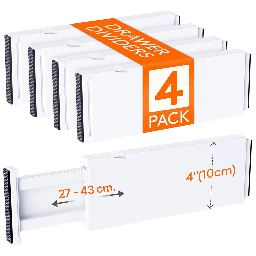 Pack de 5 Divisores Ajustables para Cajón en uso – Mil Ideas