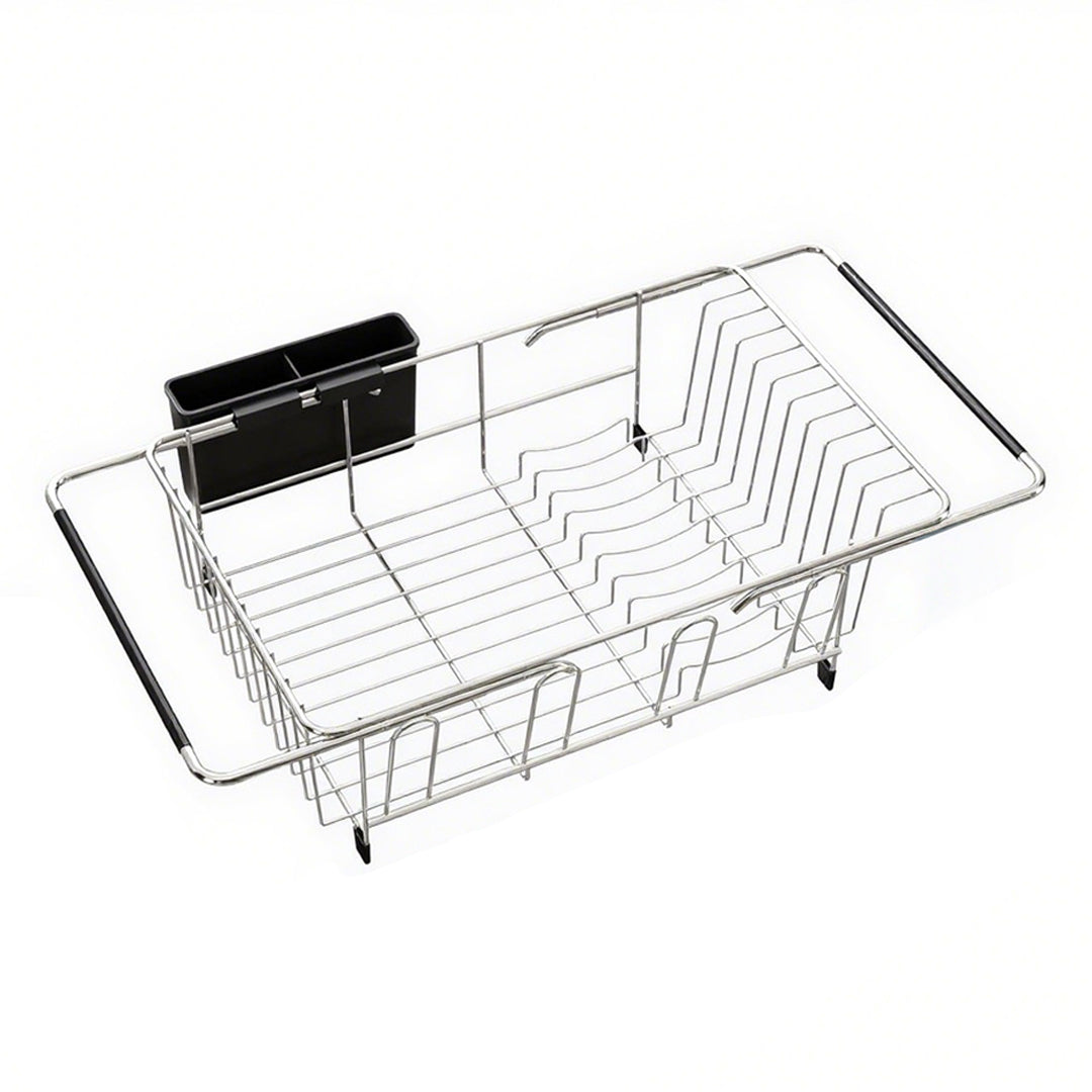 Escurridor de Platos Retráctil para Fregadero de Cocina