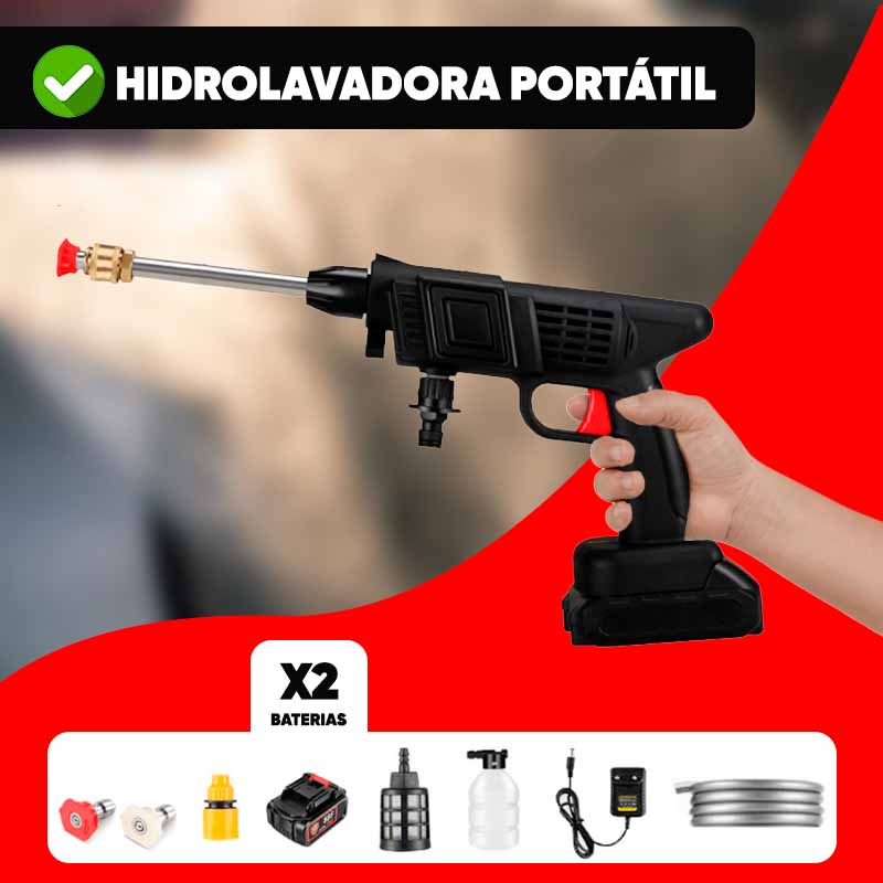 Hidrolavadora portátil 21V detalle de la boquilla – Mil Ideas