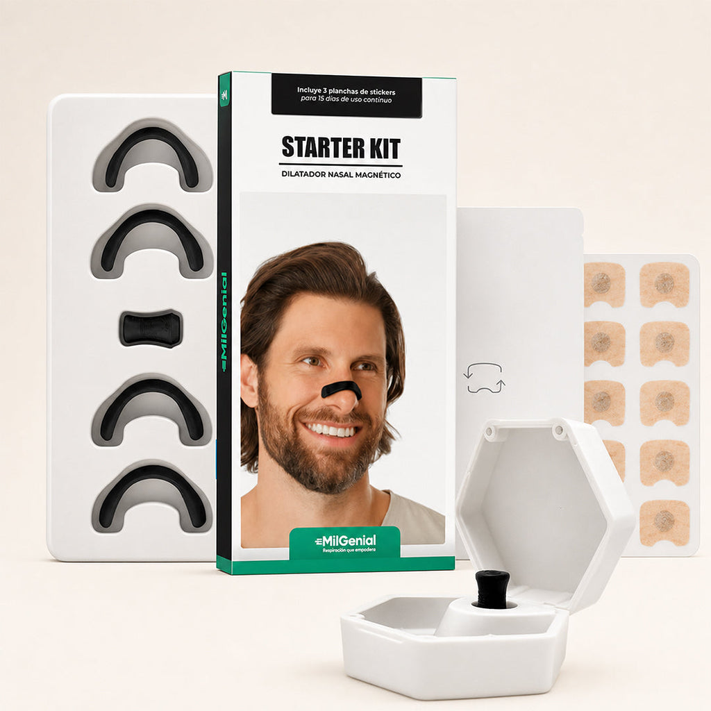 Kit Magnetico de Respiración y Dilatador Nasal Mil Ideas