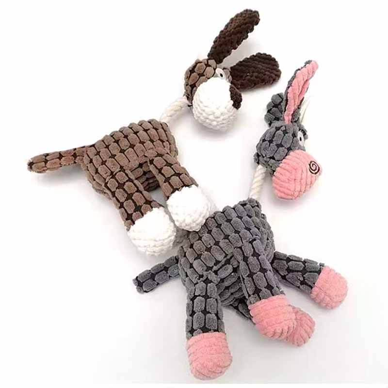 Peluche para mascotas en pana en uso – Mil Ideas
