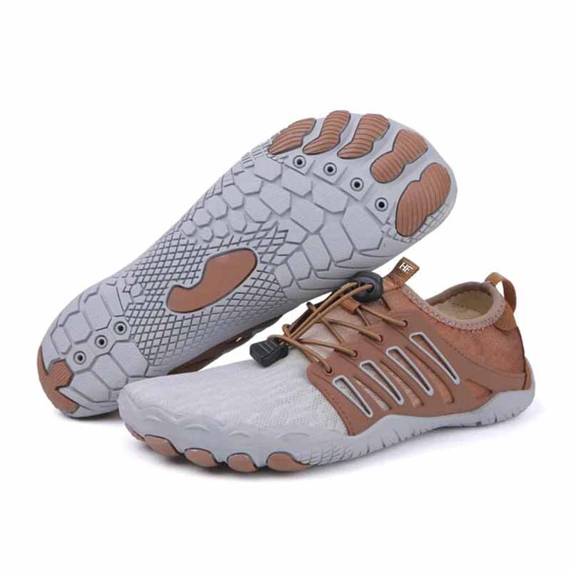 Championes Nature Step en uso caminando – Mil Ideas