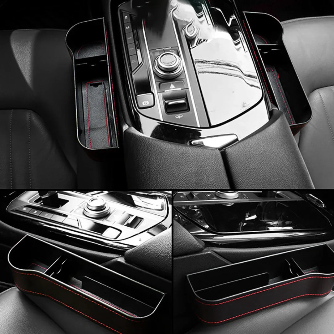 Organizadores para asiento de auto con posa vasos vista adicional – Mil Ideas