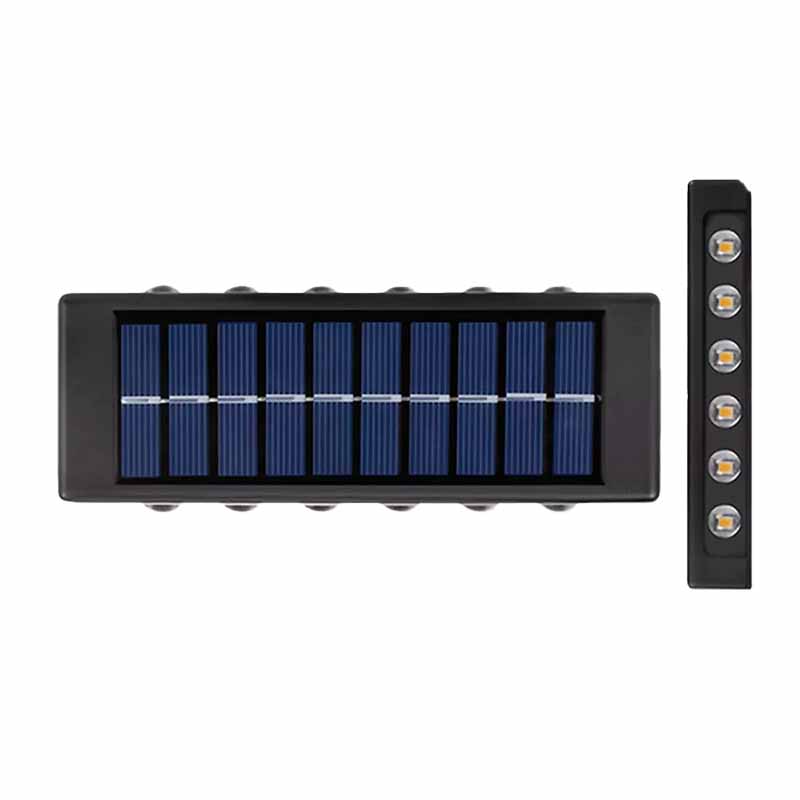 Pack de 2 luces solares cálidas con 12 LEDs para exterior – Mil Ideas