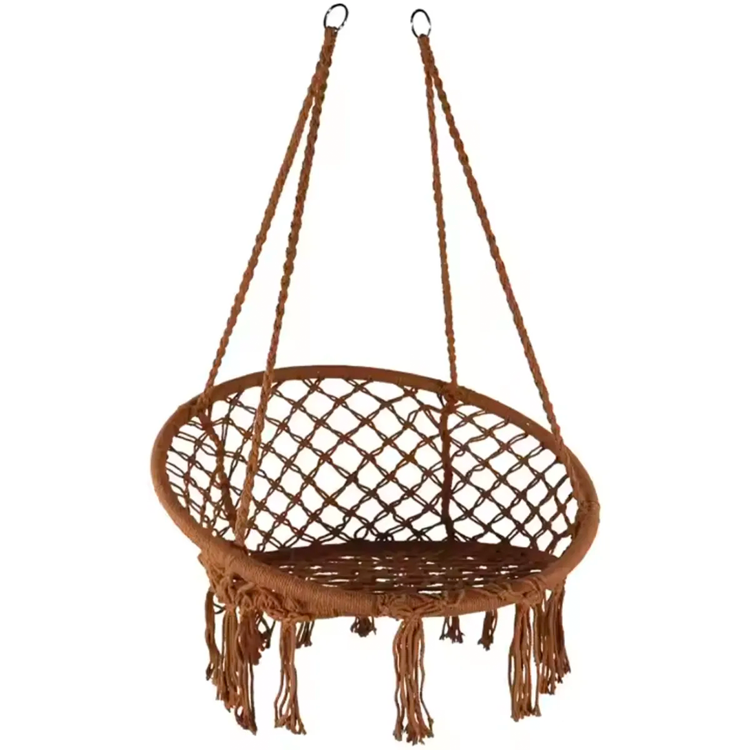 Silla colgante macramé descanso vista adicional – Mil Ideas