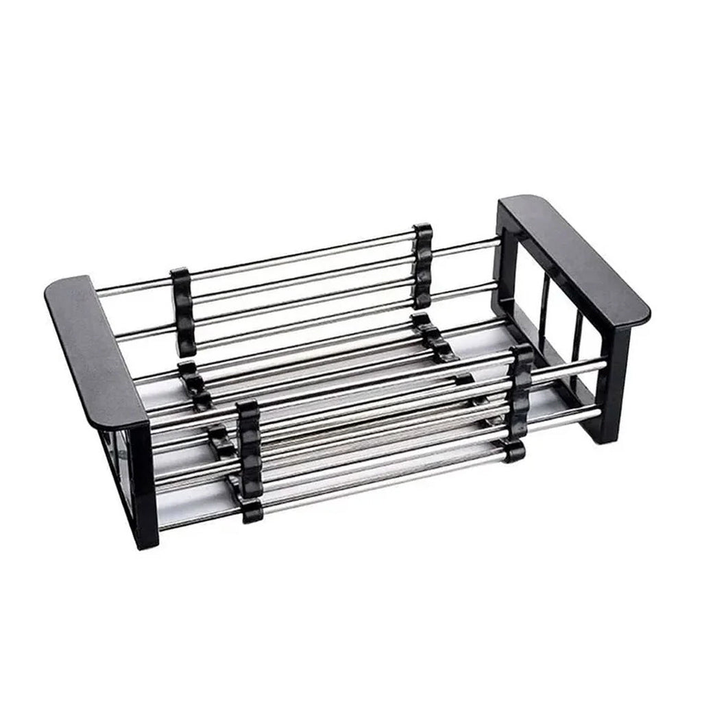 Escurridor Extensible de Acero y Plástico para Pileta