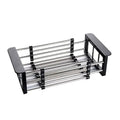 Escurridor Extensible de Acero y Plástico para Pileta