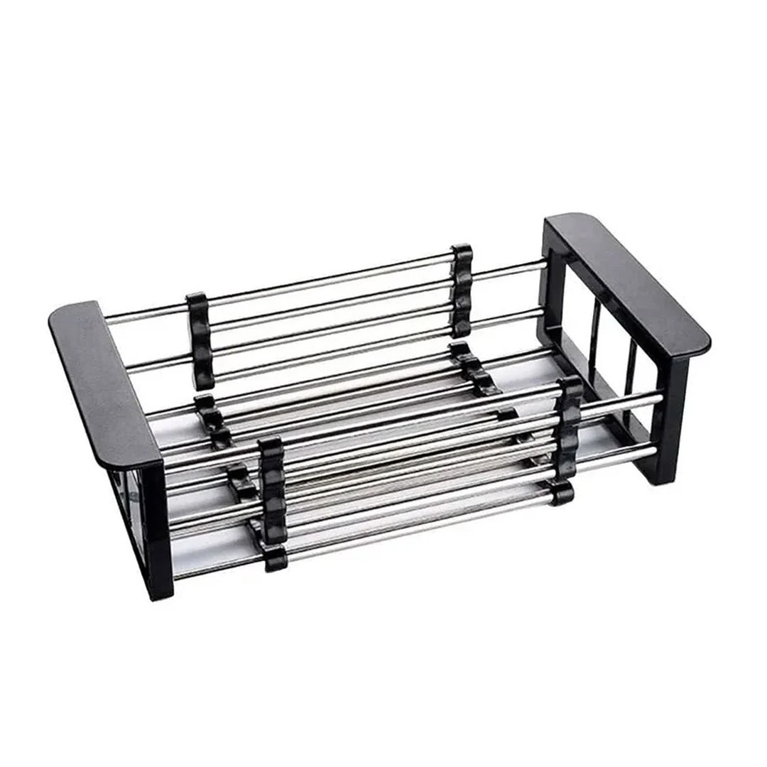 Escurridor Extensible de Acero y Plástico para Pileta