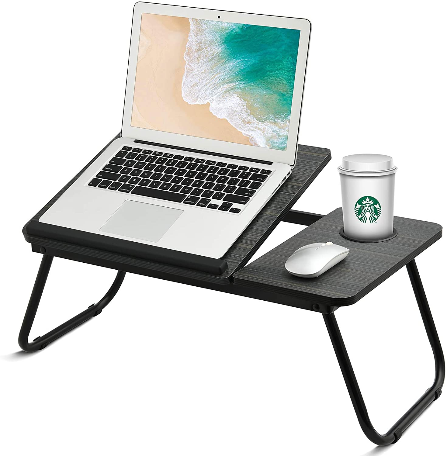 Mesa portátil ajustable con porta-taza – Mil Ideas