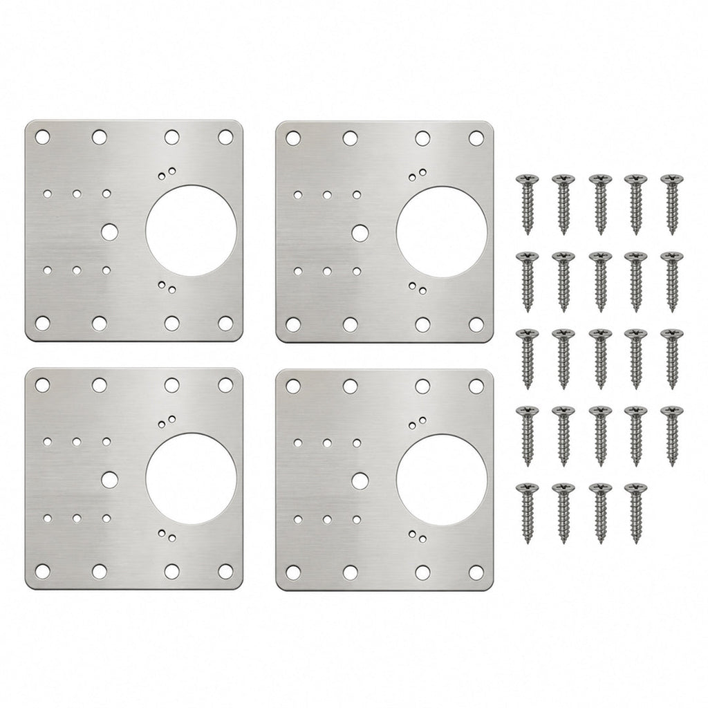 Pack de 4 Placas de Reparación de Bisagras