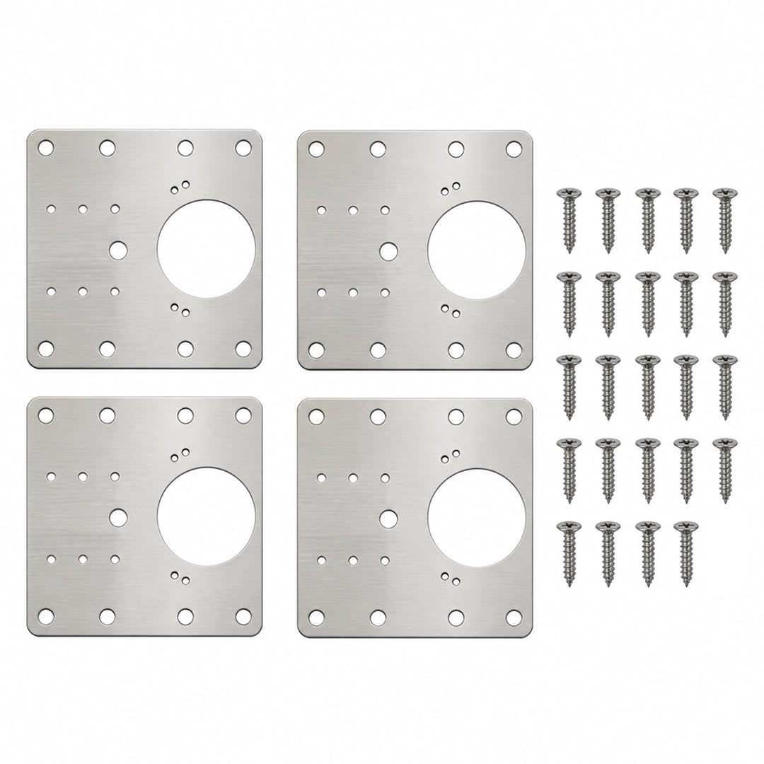 Pack de 4 Placas de Reparación de Bisagras