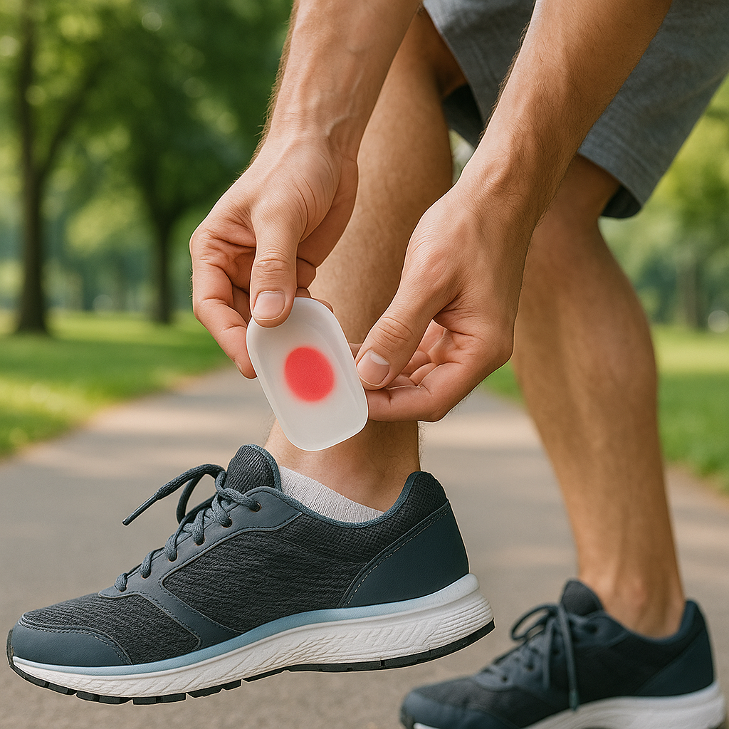 Talonera gel Punto Rojo detalle – Mil Ideas