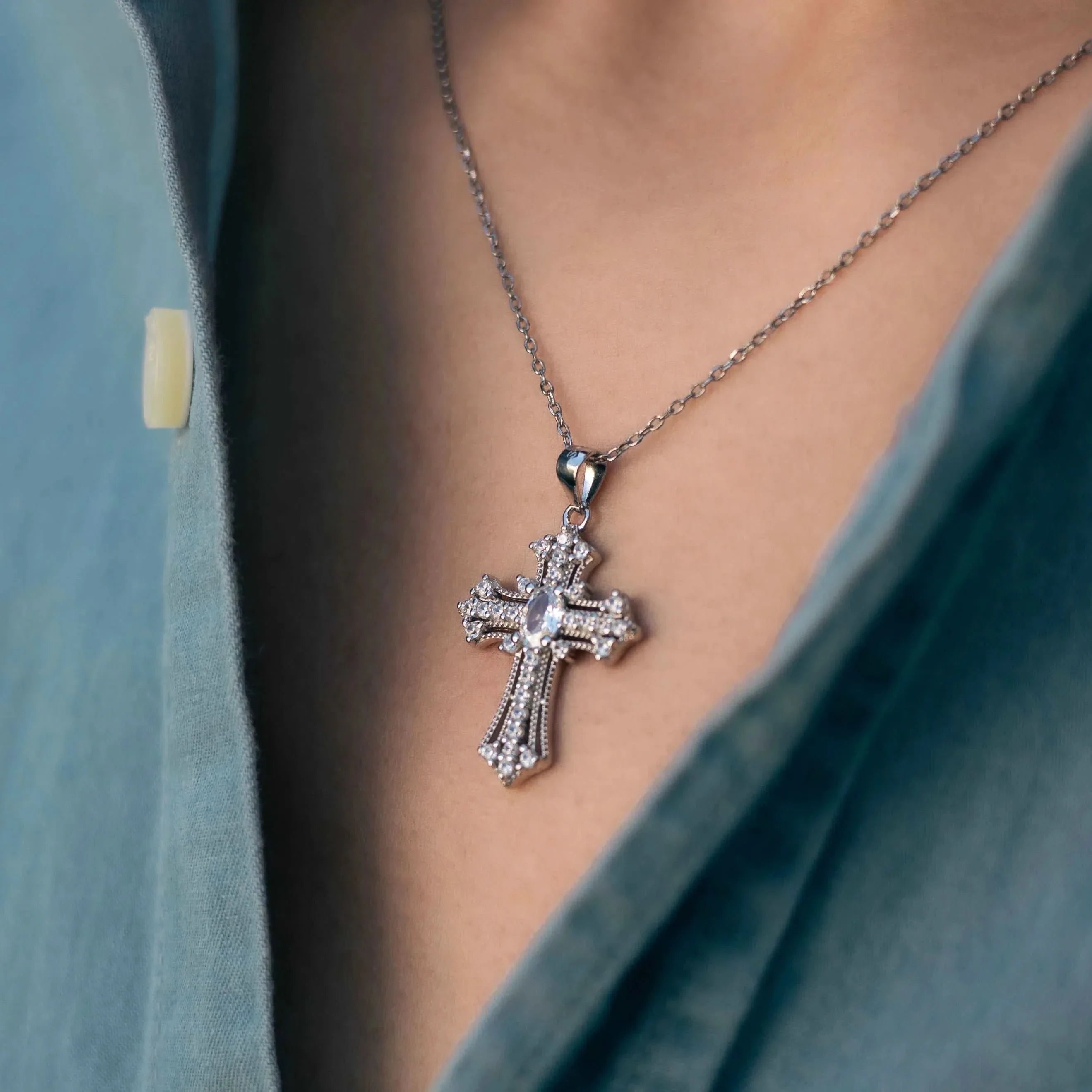 Colgante cruz celta plata 925 detalle – Mil Ideas