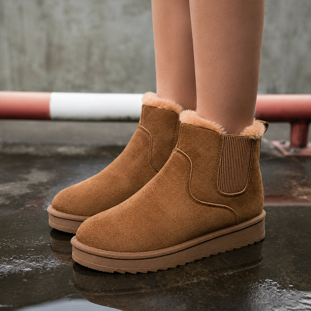 Botas Kozak Calidas con Plush y Suela Antidelizante
