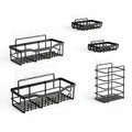 Set de 5 organizadores para ducha minimalista – Mil Ideas
