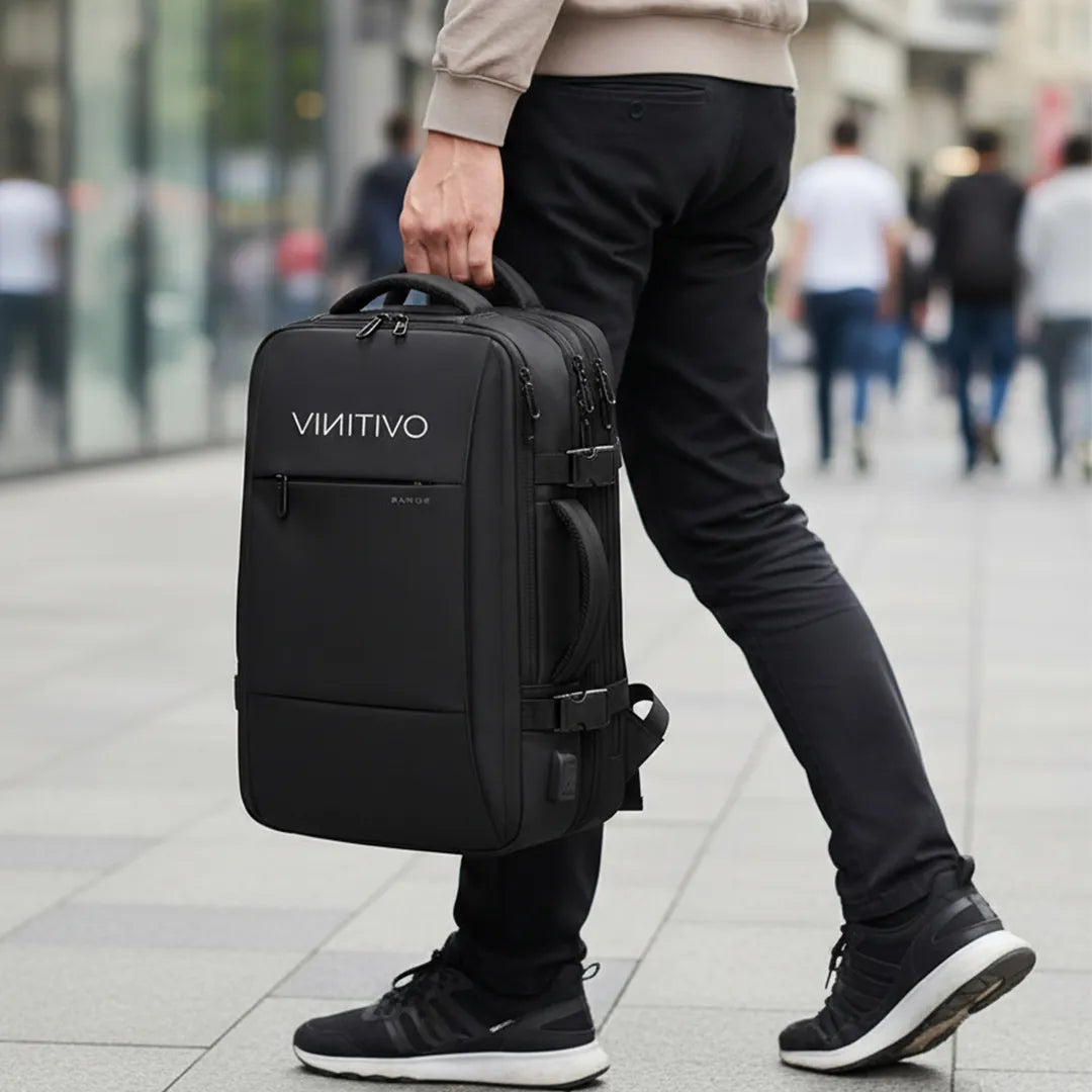 Mochila Bange Gran Capacidad 37 Litros con USB vista adicional – Mil Ideas