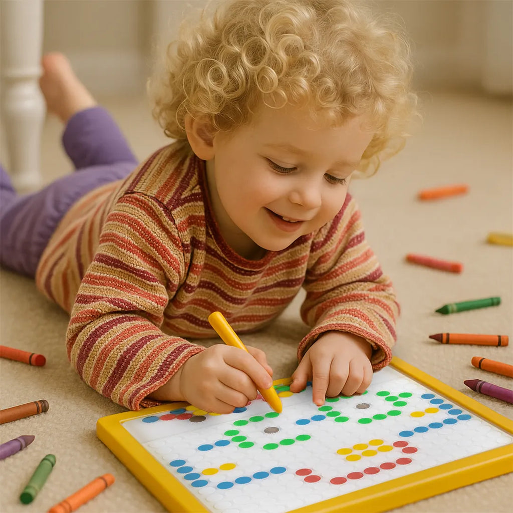 Pizarra didáctica con fichas magnéticas y cartas vista adicional – Mil Ideas
