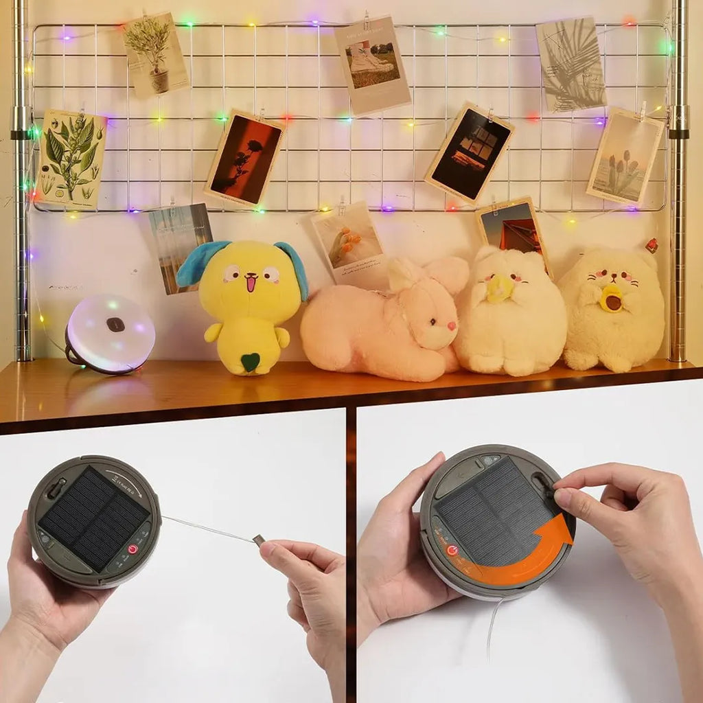 Guía de Luces Retráctil RGB 10m en uso – Mil Ideas