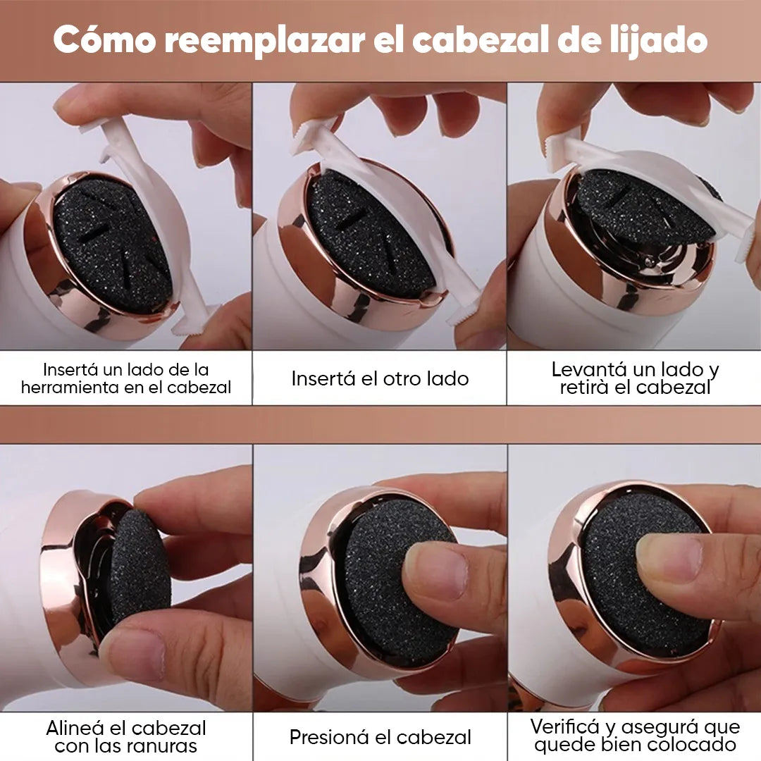 Removedor de Callos detalle cabezal exfoliador – Mil Ideas